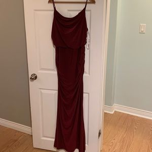 Full length braids-maids dress